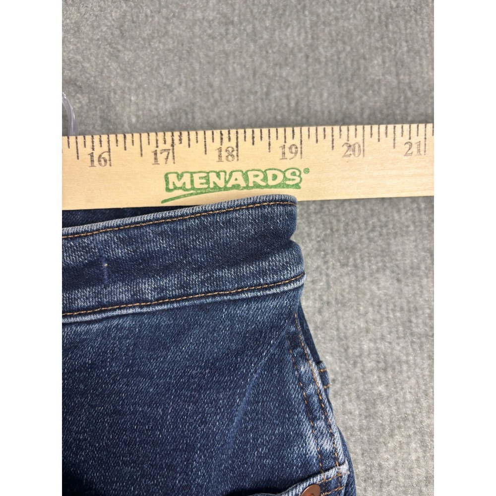 Madewell Curvy High-Rise Skinny Jeans Dark Wash Denim 33 Blue DM7456 - Picture 9 of 11